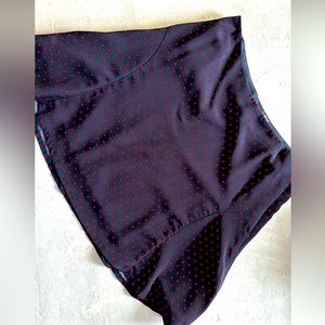 The Limited Womens Skirt Size Small A-Line Line Polka Dot Blue Red